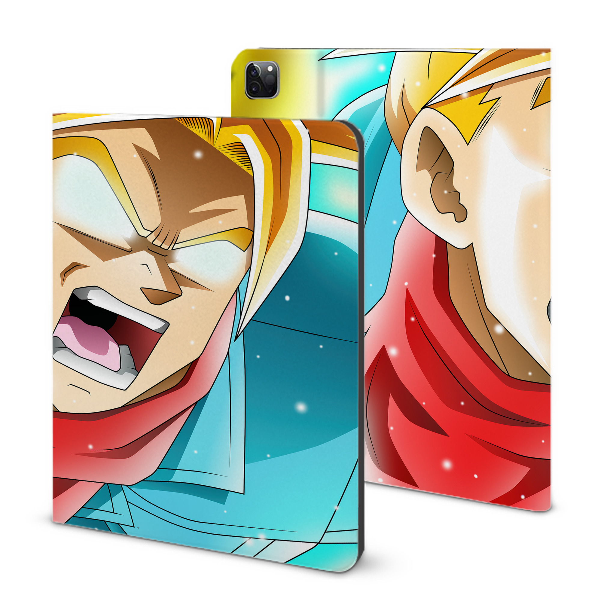 （画像用） ドラゴンボール DRAGON BALL IPad ケース ブック型 PUレザー TPU 耐衝撃 軽量 薄型 ペン収納なし 全面保護 IPad 各モデル対応